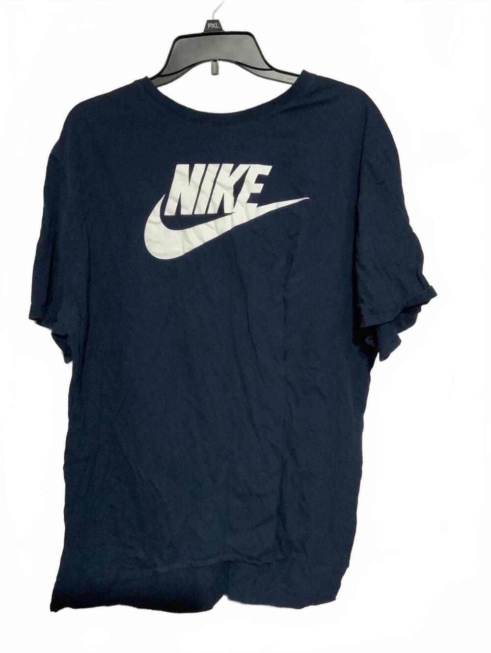 Nike Navy Blue T-Shirt with White Logo
